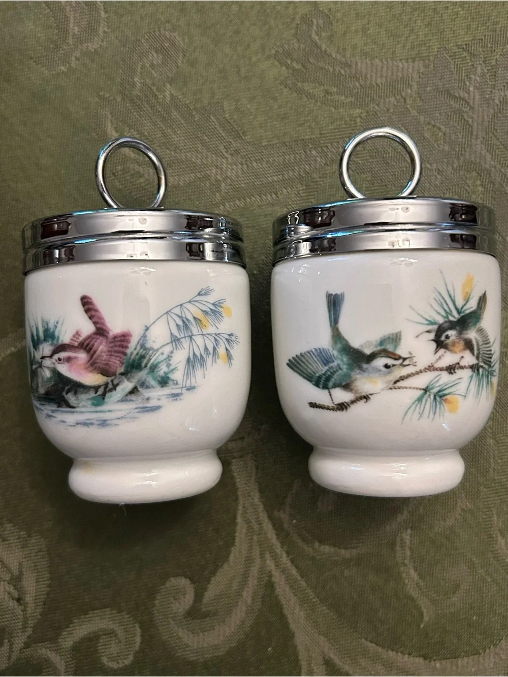 Royal Worcester Egg Coddlers , set of 2